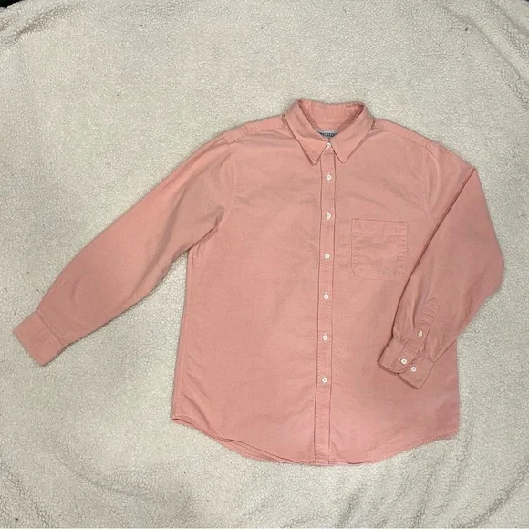 Cabin Creek 100% Cotton Pink Button Down Collared Shirt, Women's Size Large - Picture 12 of 12